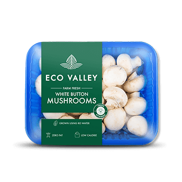 Eco Valley White Button Mushrooms