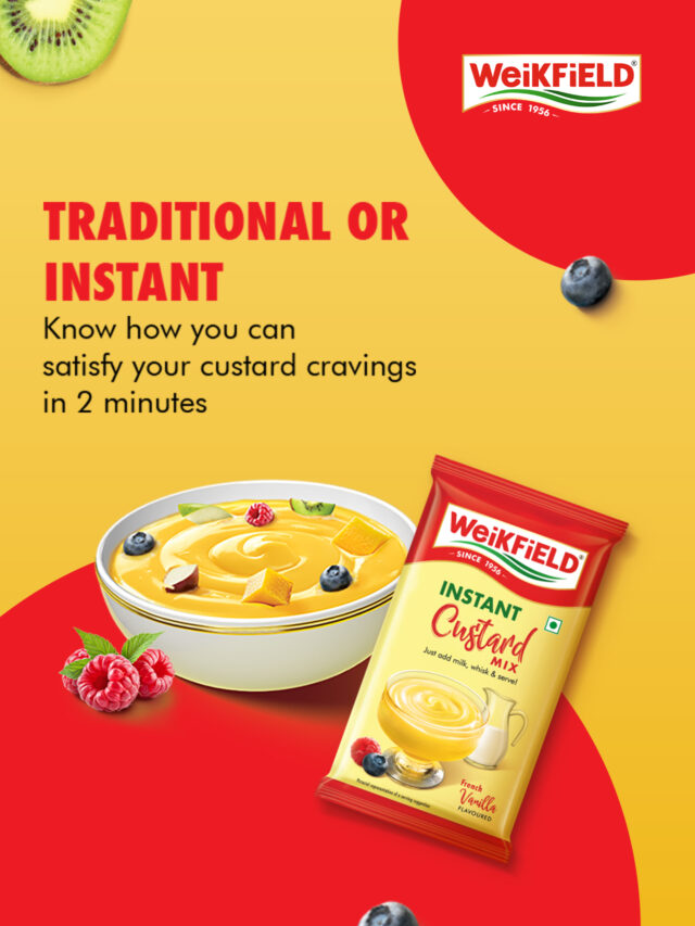 Traditional or Instant – Satisfy your Custard Cravings in 2 Minutes