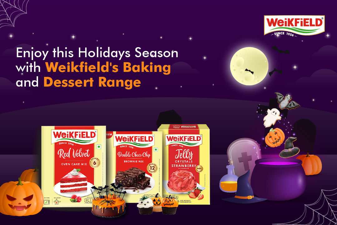 Enjoy this Halloween Season with Weikfield’s Baking and Dessert Range 