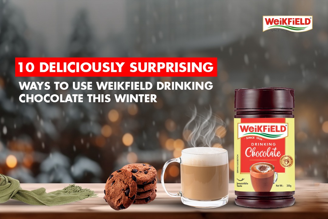 10 Deliciously Surprising Ways to use Weikfield Drinking Chocolate this winter