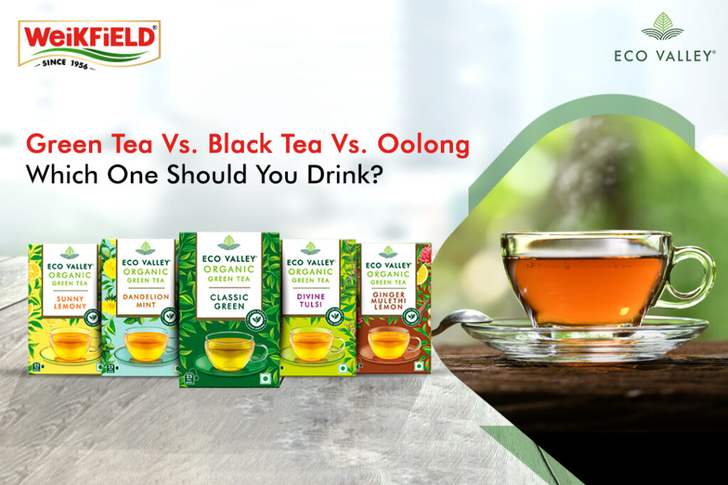 Green Tea vs Black Tea vs Oolong